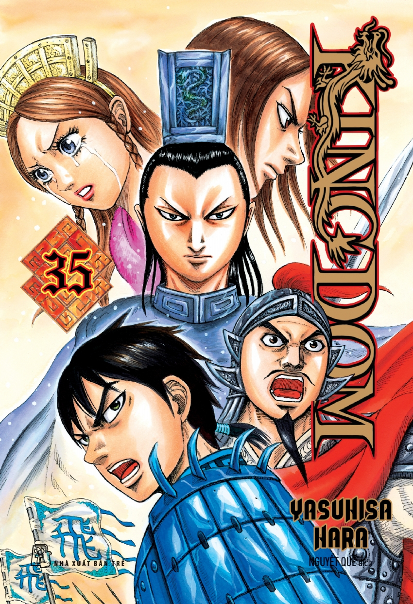 bộ kingdom - tập 35 - tặng kèm thẻ hình nhân vật