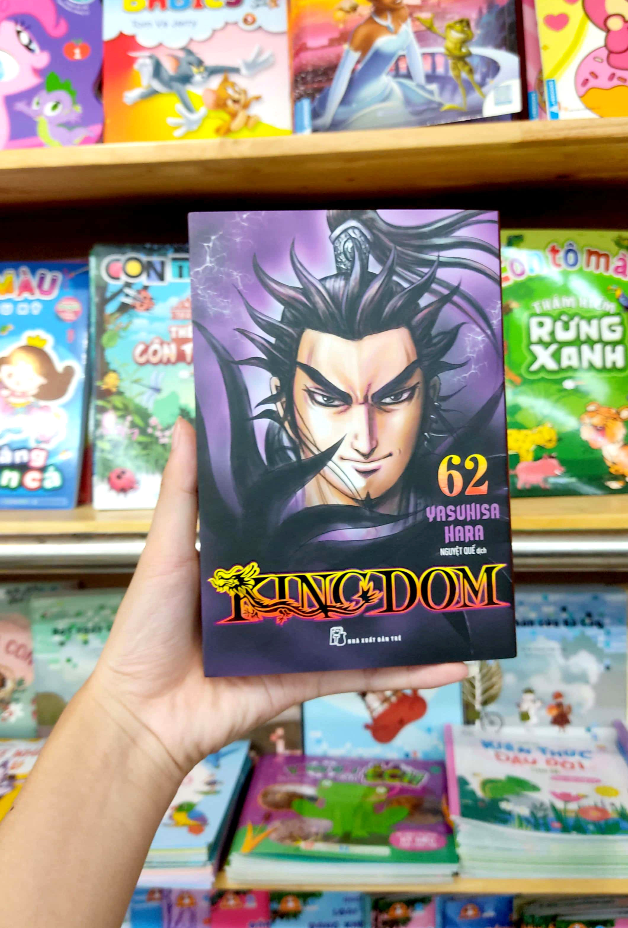 bộ kingdom - tập 62 - tặng kèm thẻ hình nhân vật