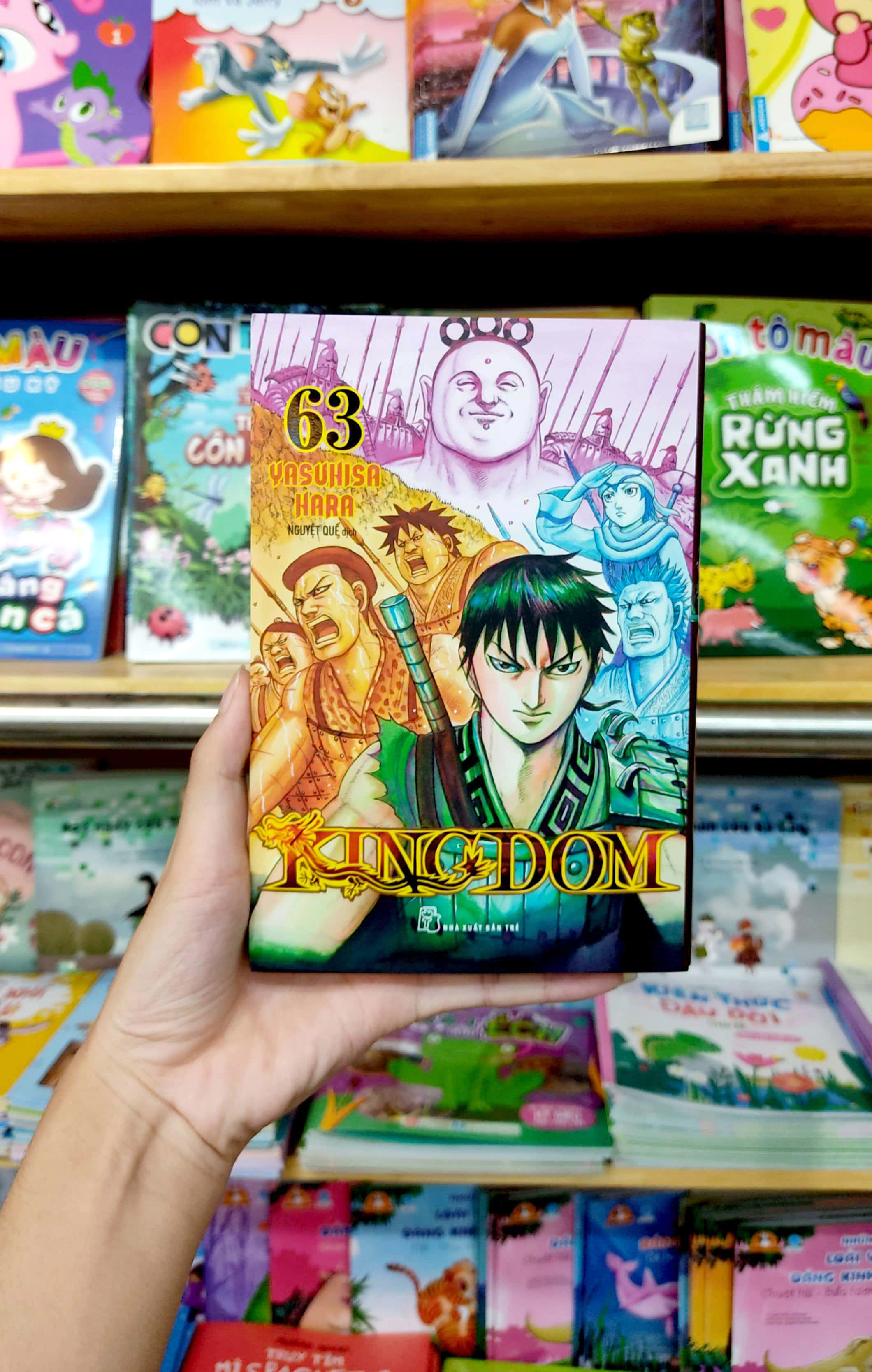 bộ kingdom - tập 63 - tặng kèm thẻ hình nhân vật