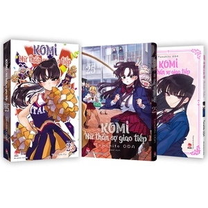 bộ komi - nữ thần sợ giao tiếp - tập 25 - bản đặc biệt - tặng kèm box + illustration gallery