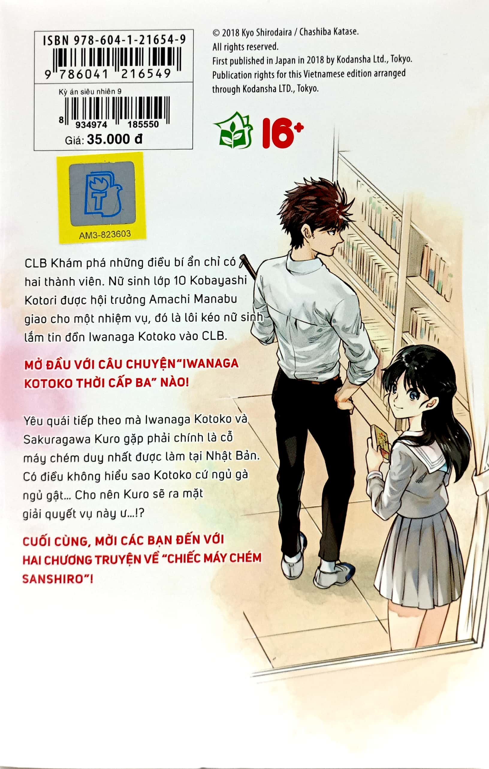 bộ kỳ án siêu nhiên - tập 9 - tặng kèm bookmark giấy