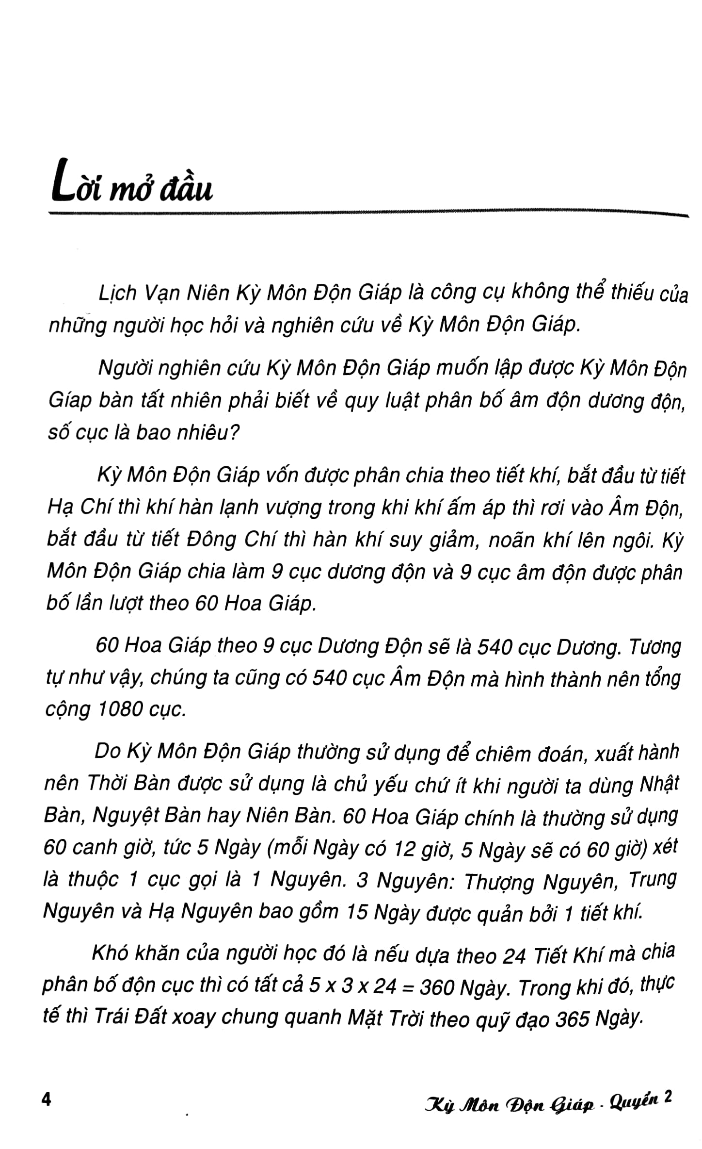 bộ kỳ môn độn giáp toàn thư - quyển 2: lịch vạn niên - kỳ môn độn giáp (1932 - 2040)