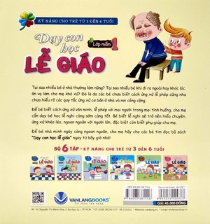 bộ kỹ năng cho trẻ từ 3 đến 6 tuổi - dạy con học lễ giáo - lớp mầm 1 (tái bản)