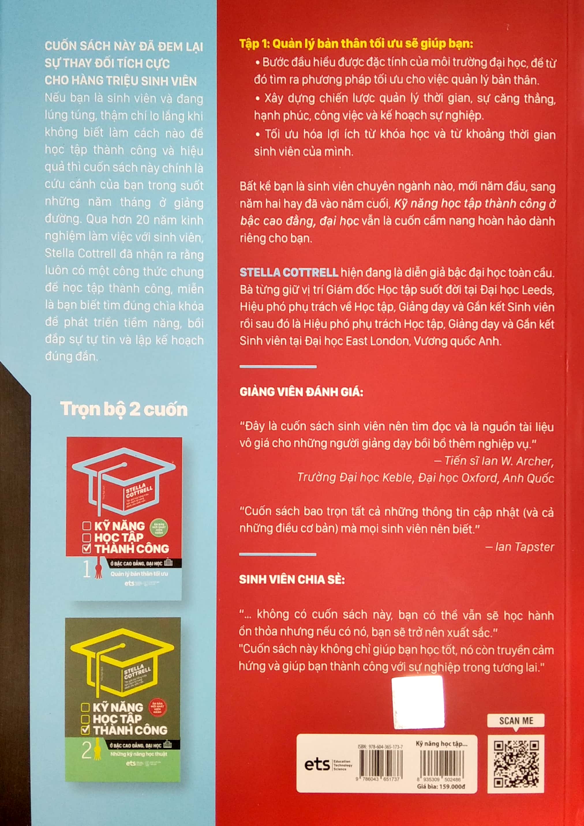 bộ kỹ năng học tập thành công ở bậc cao đẳng, đại học 1: quản lý bản thân tối ưu