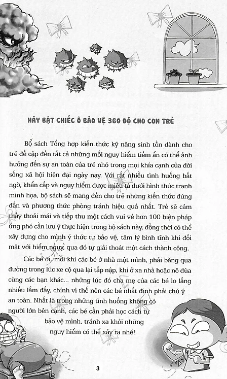 bộ kỹ năng sinh tồn cho trẻ - tập 3: trong nhà chưa chắc đã an toàn đâu nhé (tái bản)
