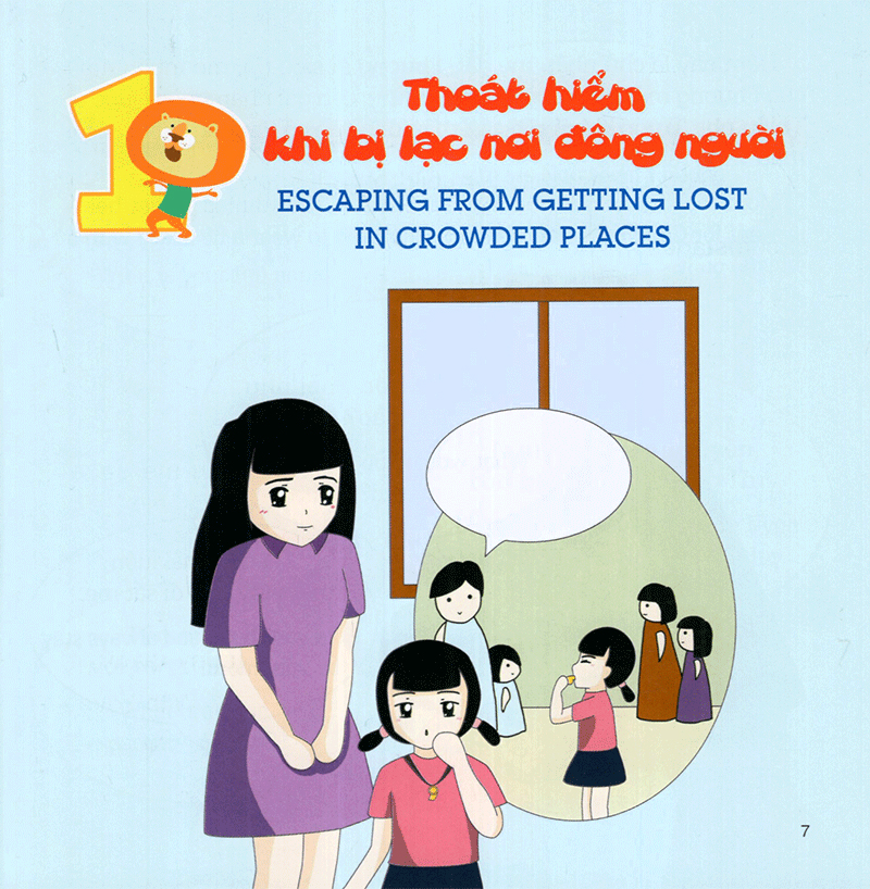 bộ kỹ năng thoát hiểm cho bé yêu - tập 4 - thoát hiểm khi bị lạc bị chó tấn công - escapting from getting lost, dog's attack (tái bản 2019)