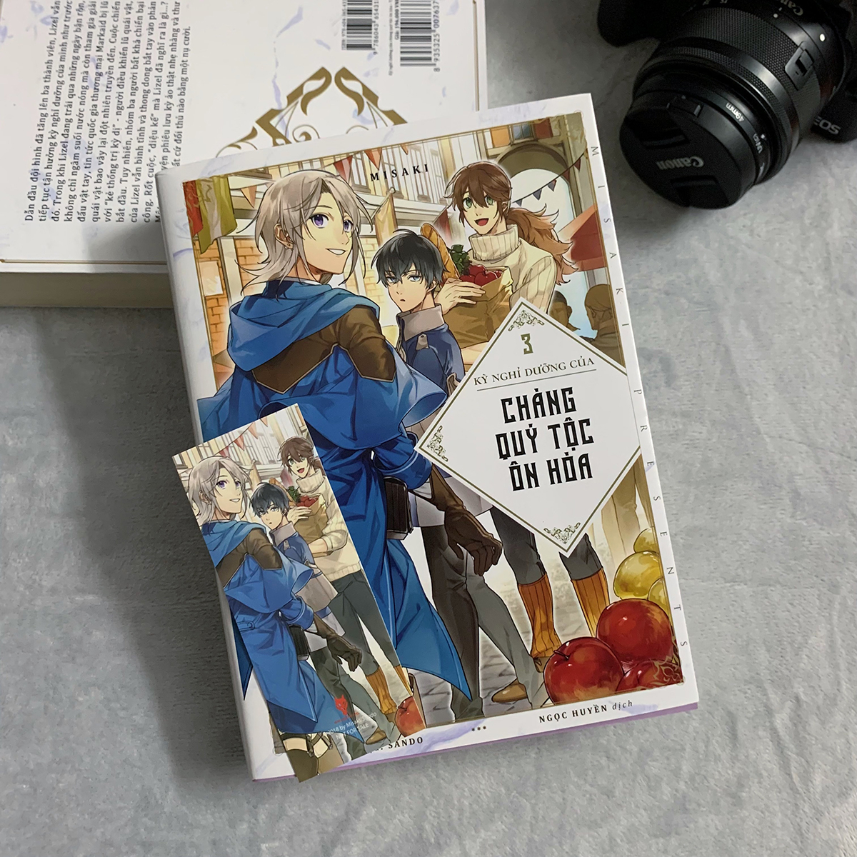 bộ kỳ nghỉ dưỡng của chàng quý tộc ôn hòa - tập 3 - tặng kèm bookmark