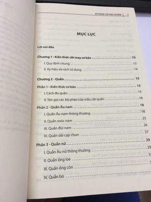 bộ kỹ thuật cắt may cơ bản - tập 1 (dành cho người mới học) (tái bản 2018)