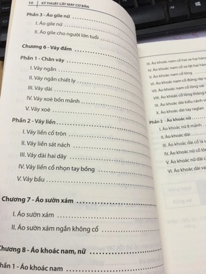 bộ kỹ thuật cắt may cơ bản - tập 1 (dành cho người mới học) (tái bản 2018)