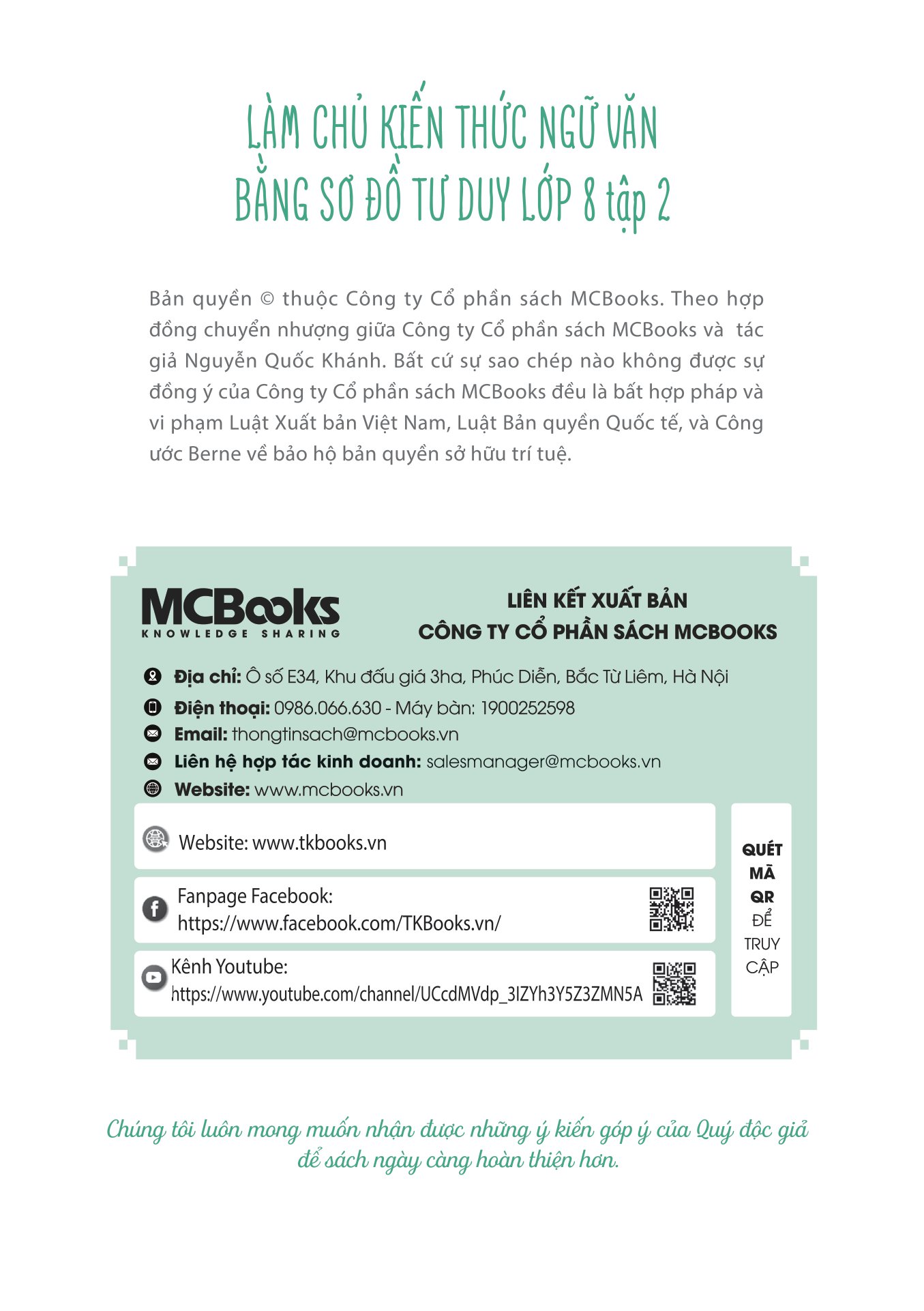 bộ làm chủ kiến thức ngữ văn bằng sơ đồ tư duy lớp 8 - tập 2 (theo chương trình của bộ sách kết nối tri thức với cuộc sống)