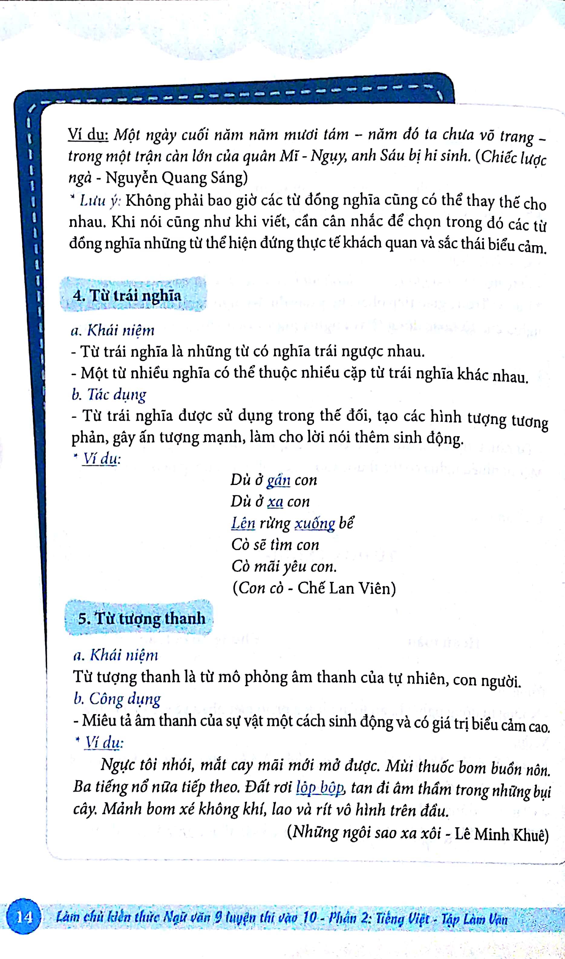 bộ làm chủ kiến thức ngữ văn lớp 9 luyện thi vào 10 - phần 2: tiếng việt - tập làm văn (tái bản 2018)