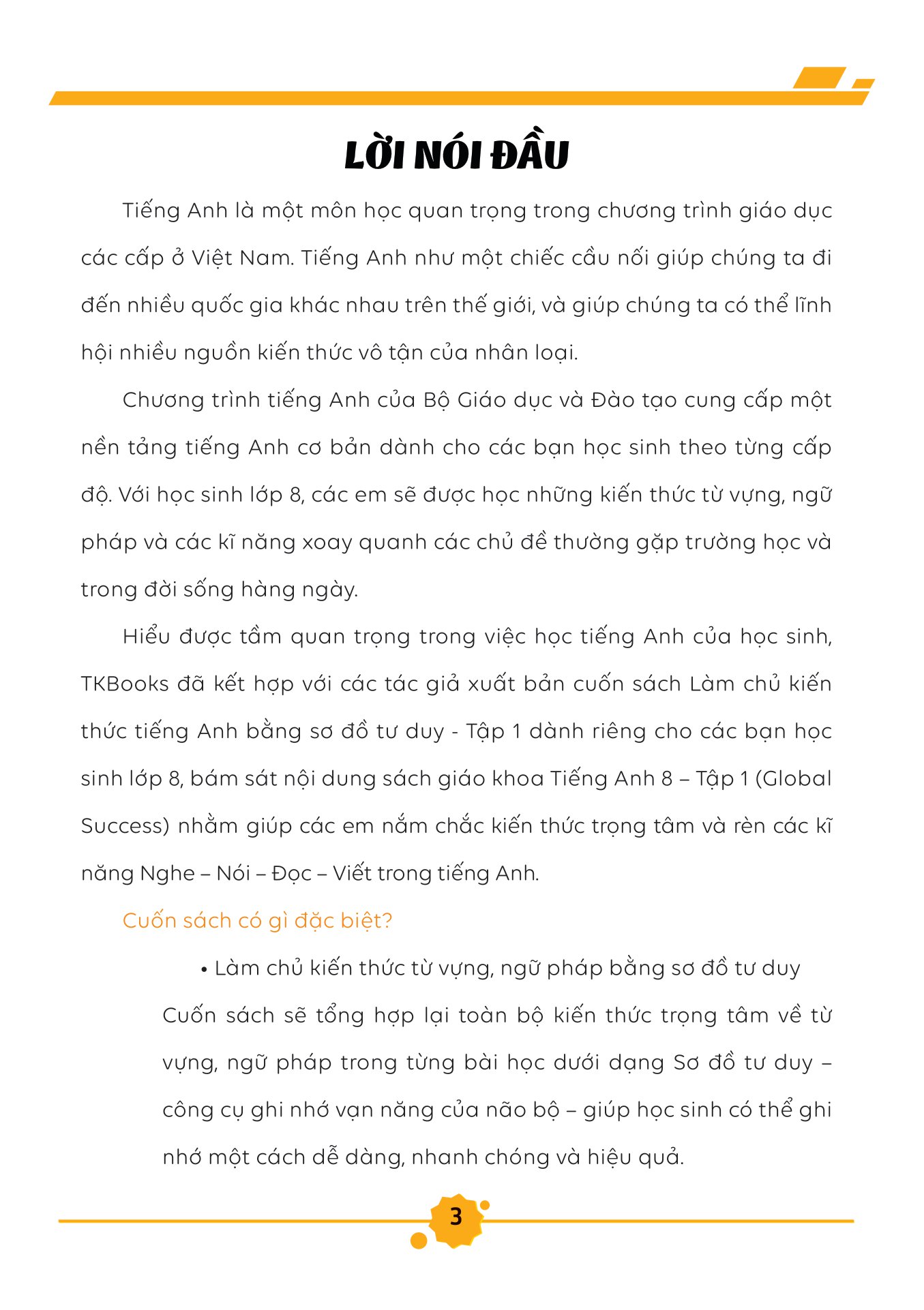 bộ làm chủ kiến thức tiếng anh bằng sơ đồ tư duy lớp 8 - tập 1