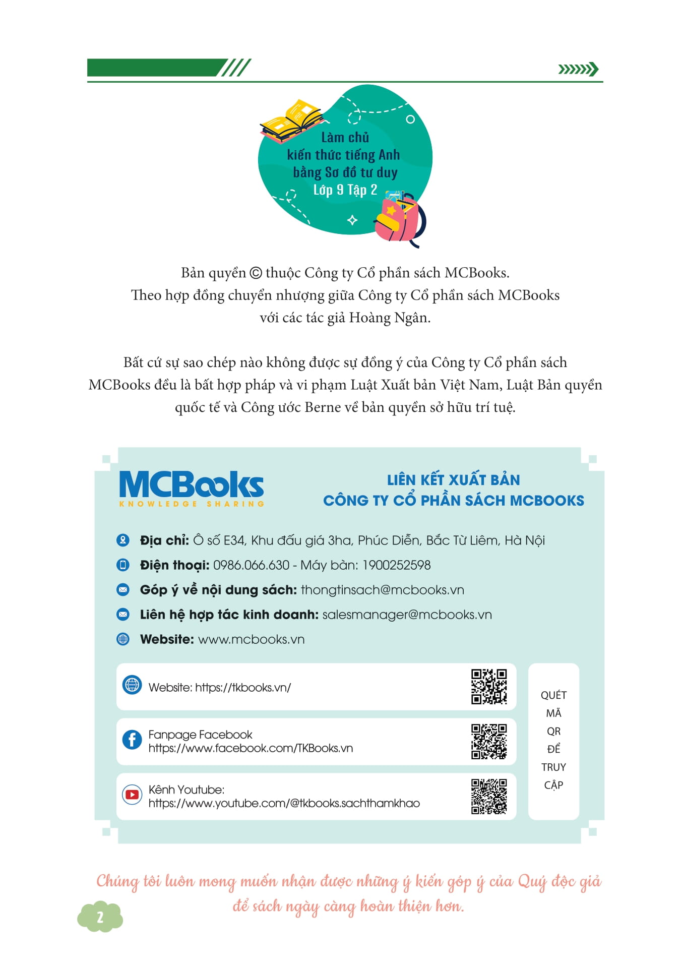 Bo
						
										
										Lam Chu Kien Thuc Tieng Anh Bang So Do Tu Duy Lop 9 - Tap 2