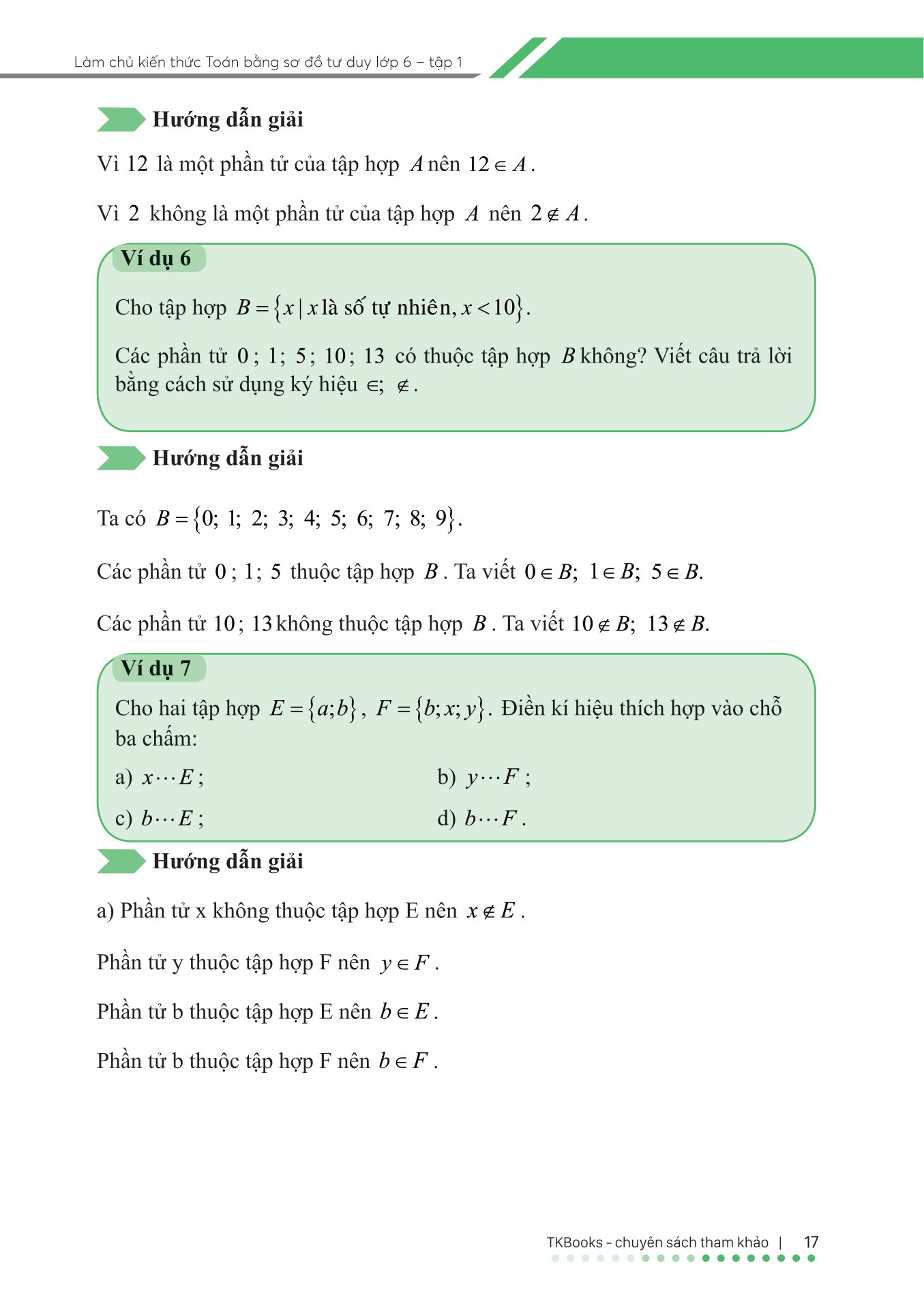 bộ làm chủ kiến thức toán bằng sơ đồ tư duy lớp 6 - tập 1