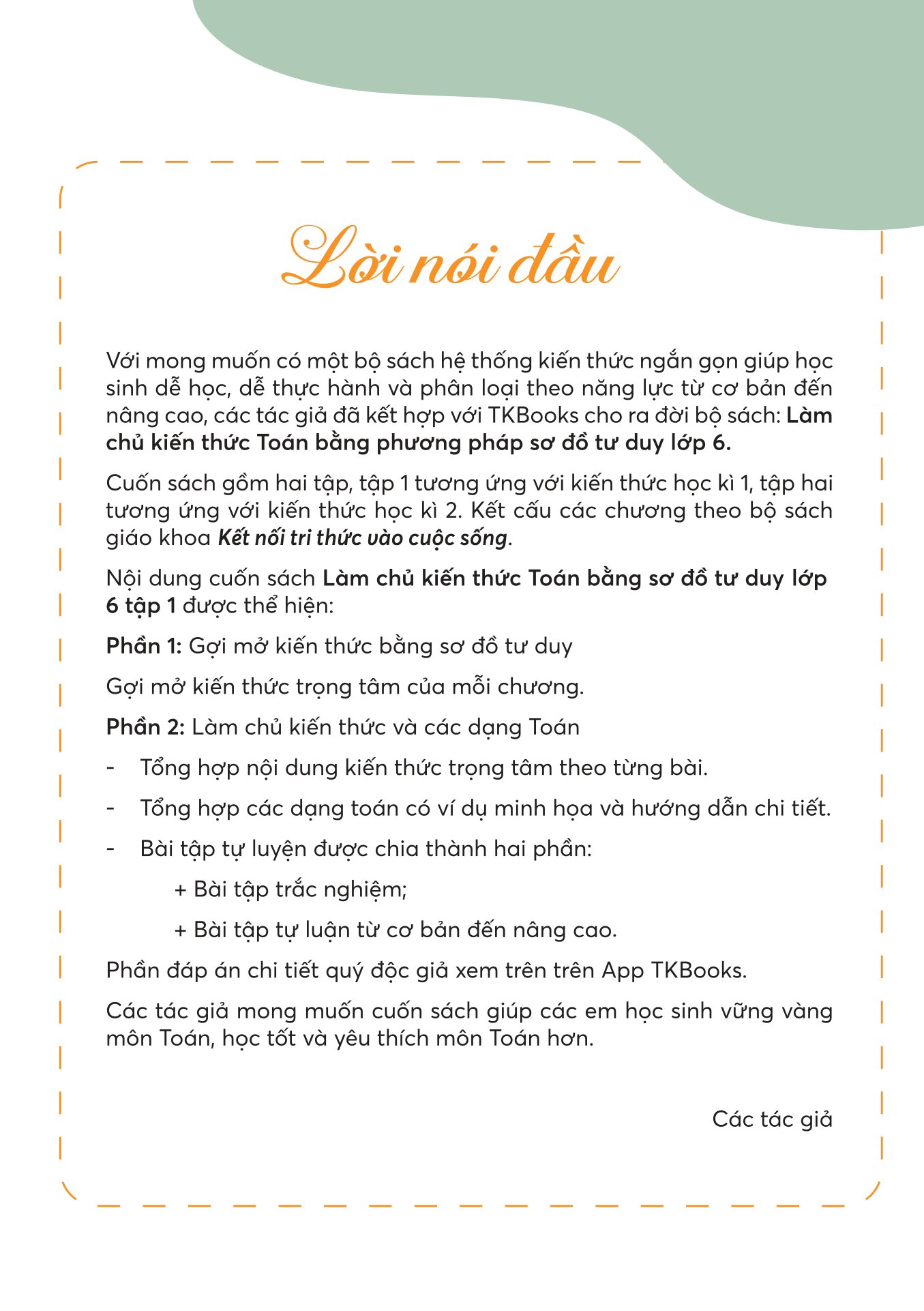 bộ làm chủ kiến thức toán bằng sơ đồ tư duy lớp 6 - tập 1