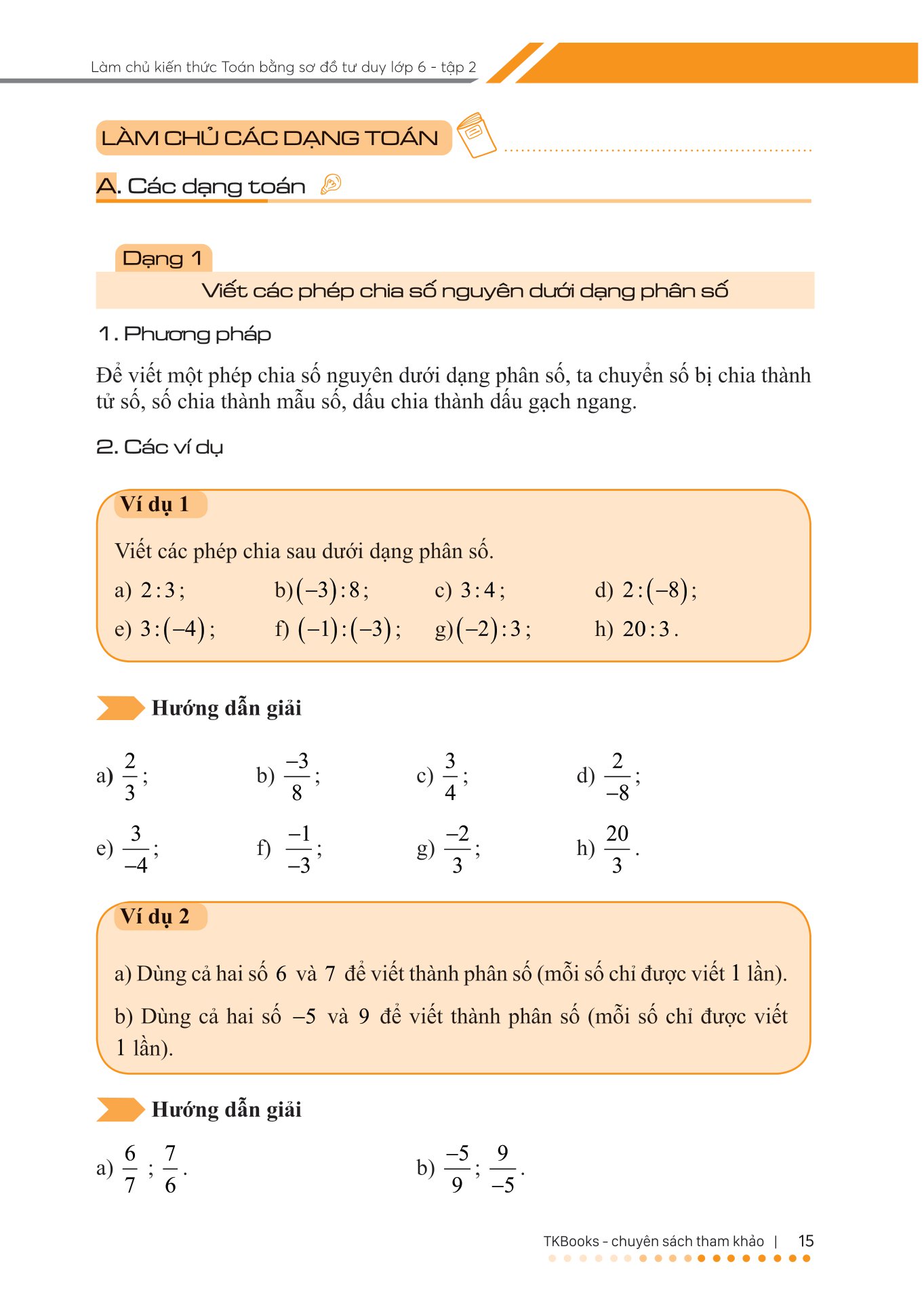 bộ làm chủ kiến thức toán bằng sơ đồ tư duy lớp 6 - tập 2