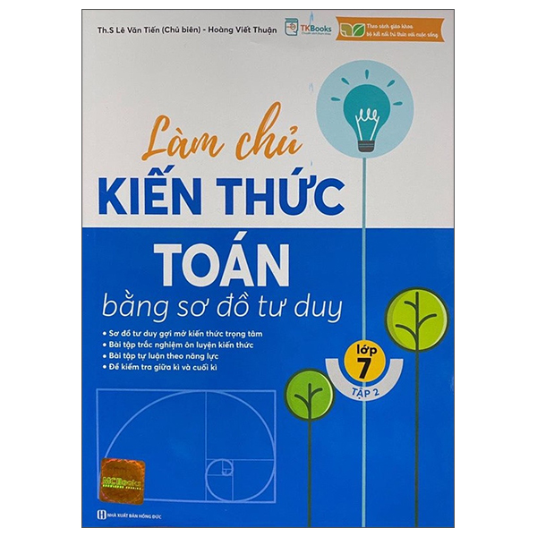bộ làm chủ kiến thức toán bằng sơ đồ tư duy lớp 7 - tập 2