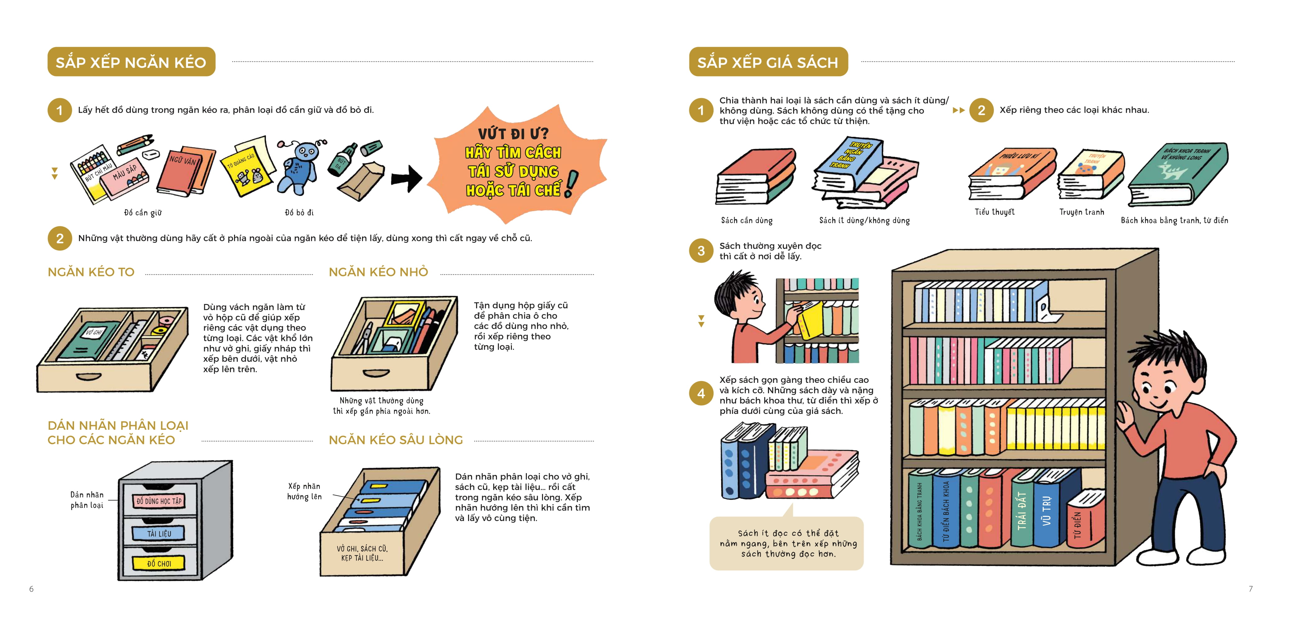 Bo
						
										
										Lam Viec Nha That Vui - Tap 1 - Don Phong Cho Sach Dep