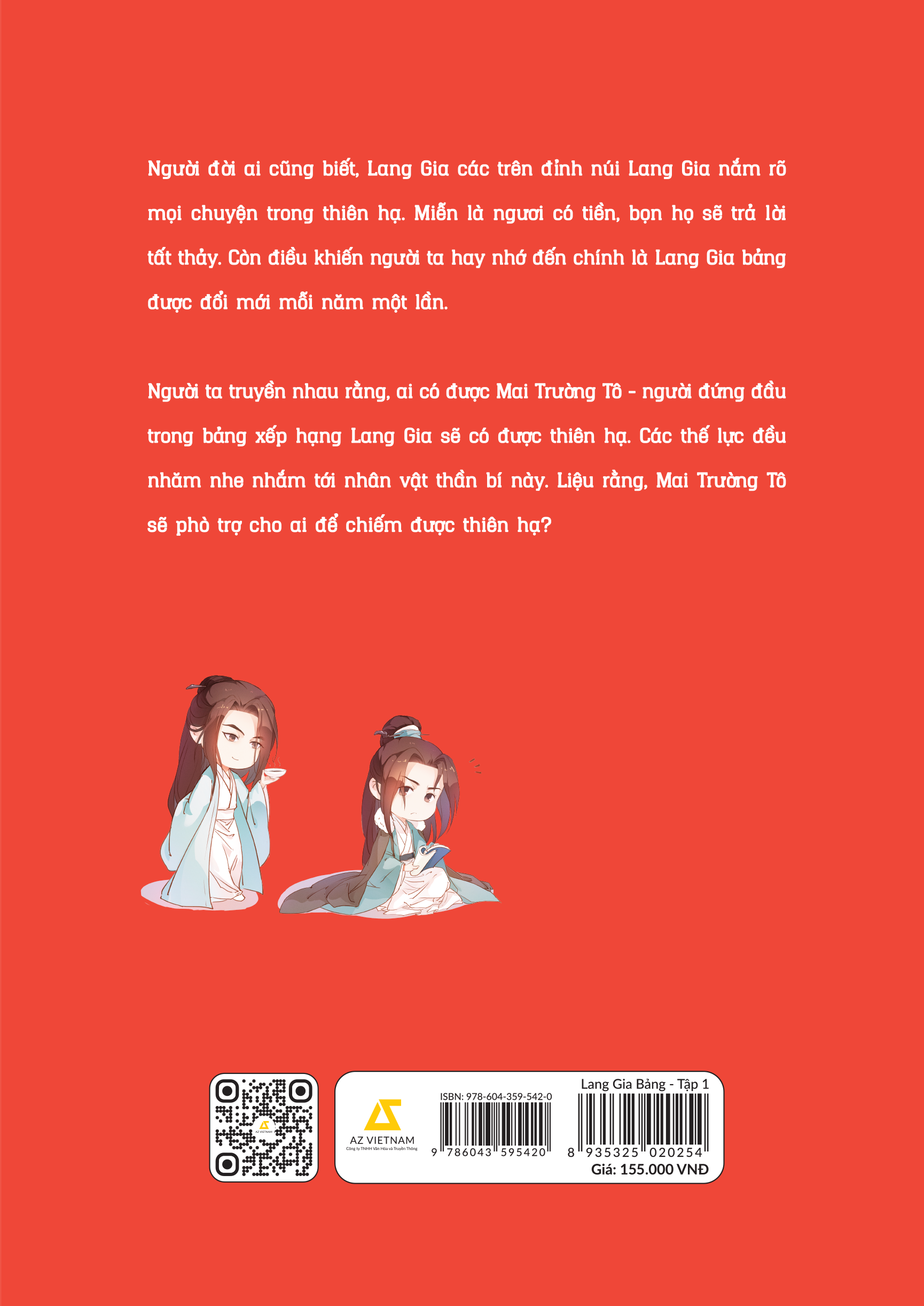 Bộ
						
										
										Lang Gia Bảng - Tập 1 - Tặng Kèm Standee Giấy