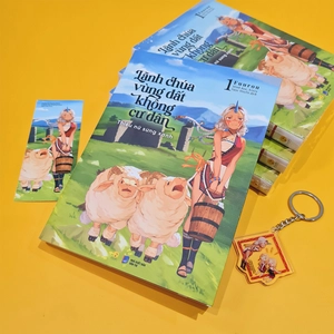 bộ lãnh chúa vùng đất không cư dân - thiếu nữ sừng xanh - tập 1 - bản đặc biệt - tặng kèm bookmark + móc khóa