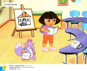 bộ learn english with dora the explorer: level 1: activity book