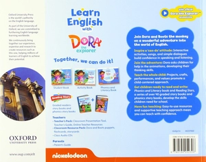 bộ learn english with dora the explorer: level 2: activity book