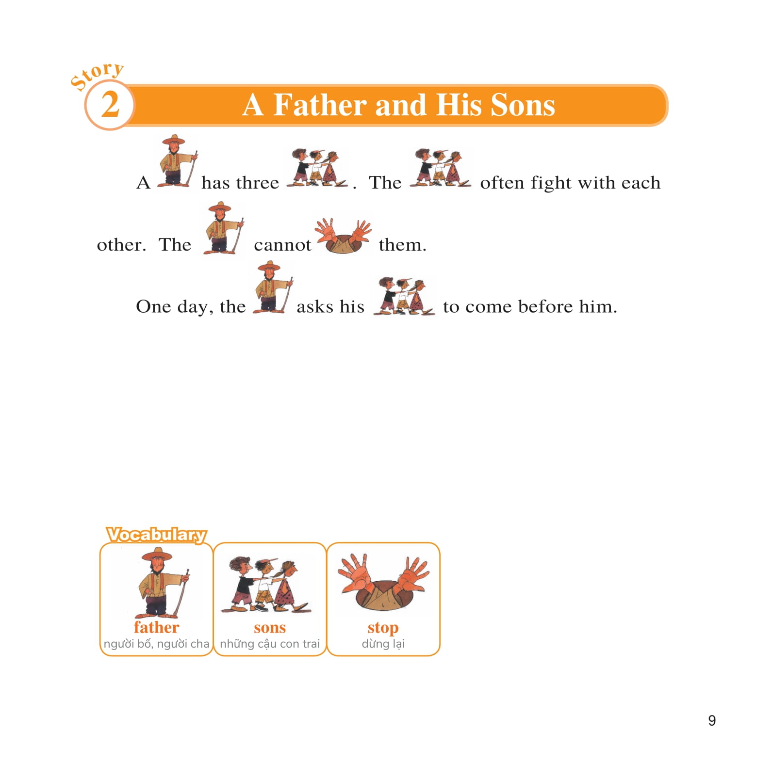 bộ learn english with fables 2 - học tiếng anh qua truyện ngụ ngôn - tập 2 - the hen and the golden eggs - gà mái và trứng vàng