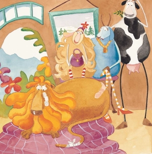 bộ learn english with fables 4 - học tiếng anh qua truyện ngụ ngôn - tập 4 - the lion, the fox, and the beasts - sư tử, cáo và muôn loài