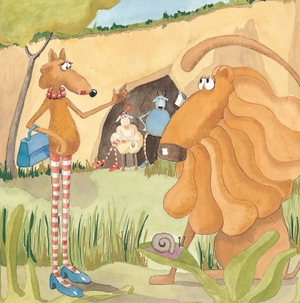 bộ learn english with fables 4 - học tiếng anh qua truyện ngụ ngôn - tập 4 - the lion, the fox, and the beasts - sư tử, cáo và muôn loài