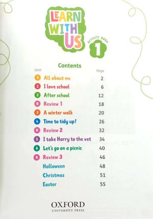 bộ learn with us: level 1: activity book with online practice