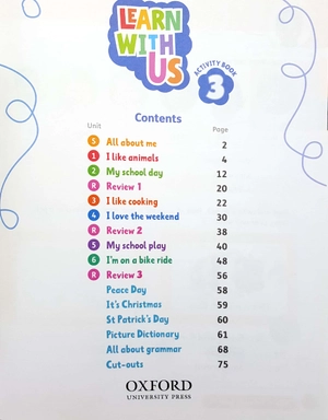 bộ learn with us: level 3: activity book with online practice