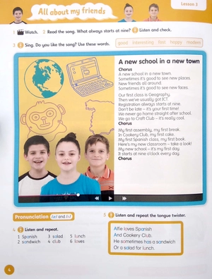 bộ learn with us: level 5: class book