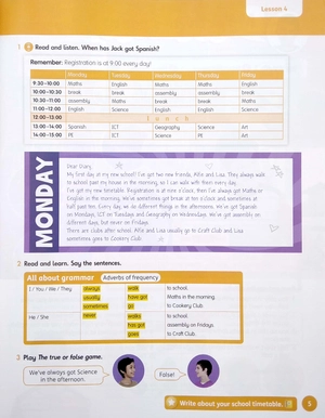 bộ learn with us: level 5: class book