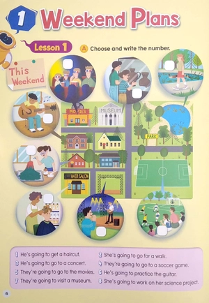 bộ let's smile 6 workbook