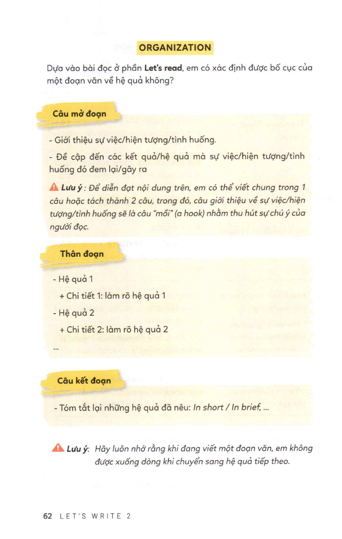 bộ letℹs write 2 - viết đoạn nâng cao