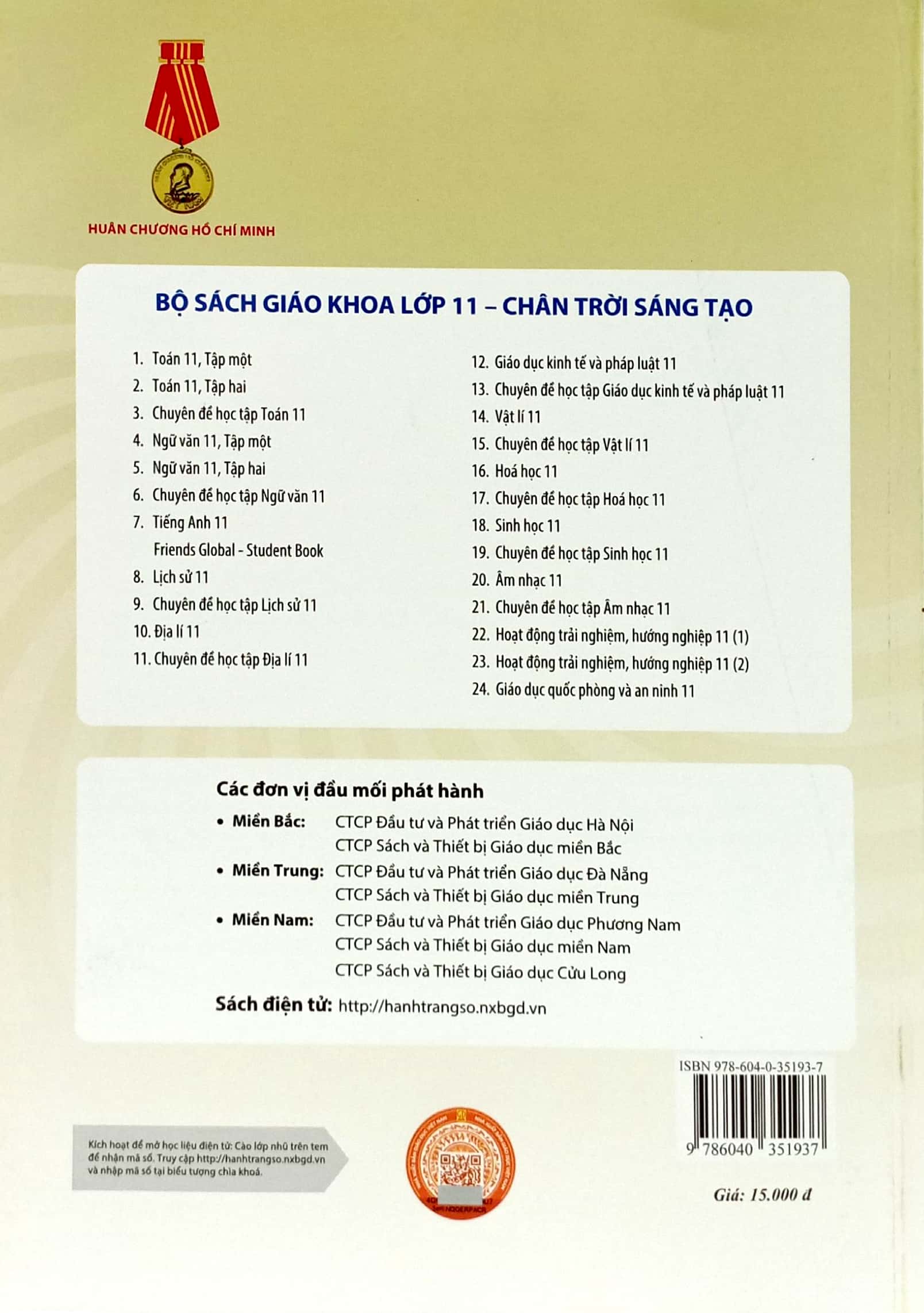 bộ lịch sử 11 (chân trời sáng tạo) (chuẩn)