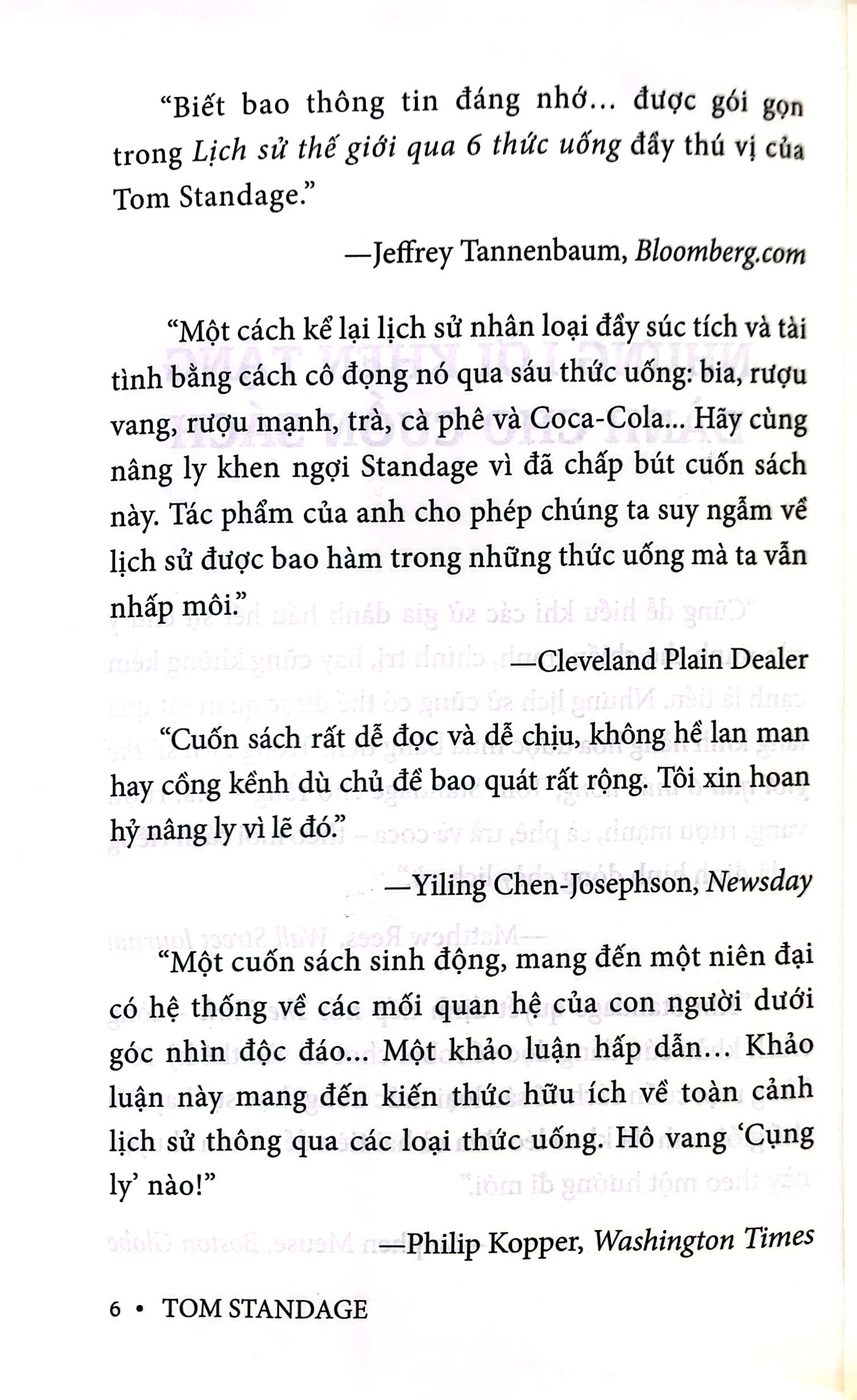 Bo
						
										
										Lich Su The Gioi Qua 6 Thuc Uong - A History Of The World In 6 Glasses