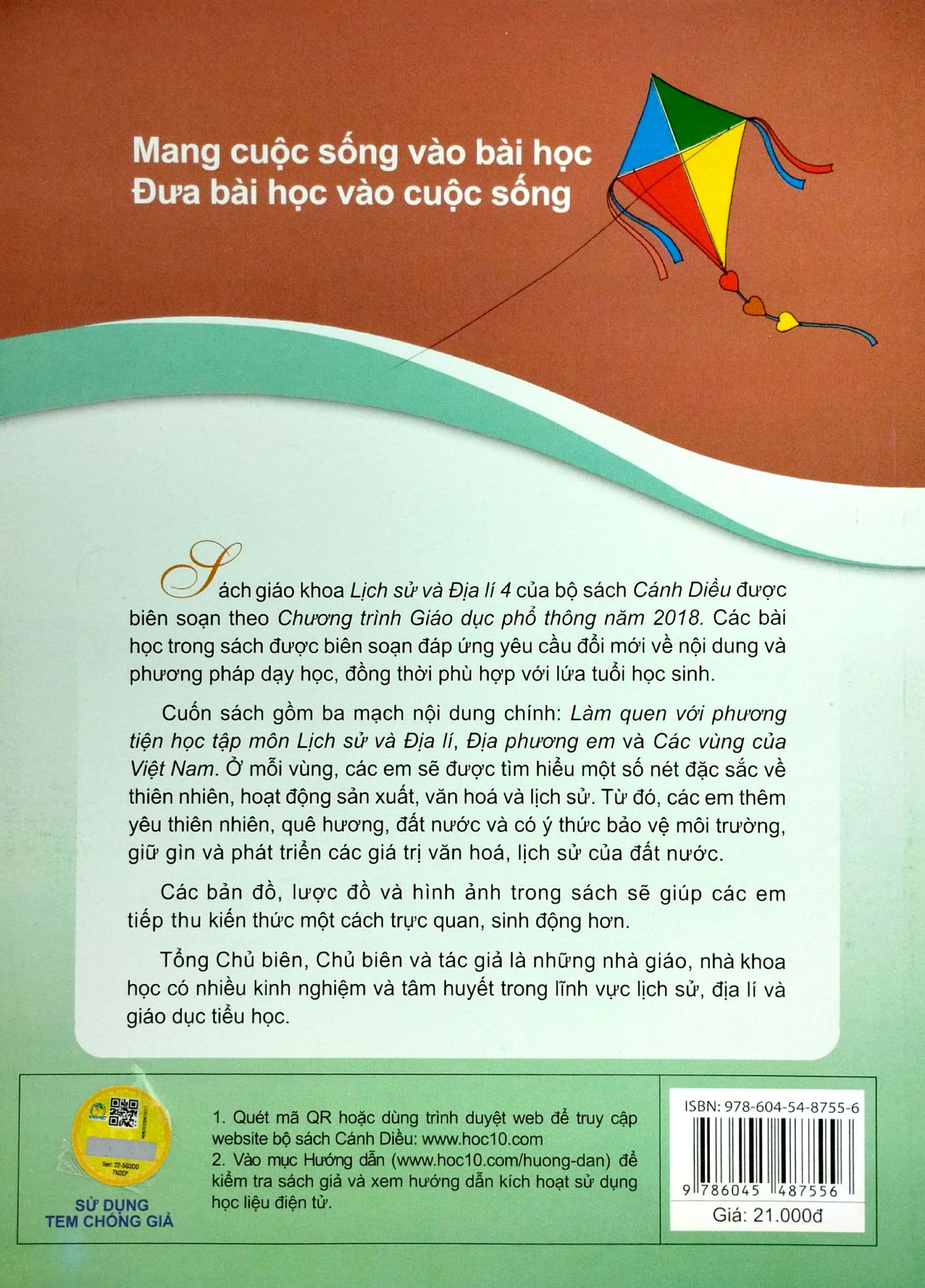 bộ lịch sử và địa lí 4 (cánh diều) (chuẩn)