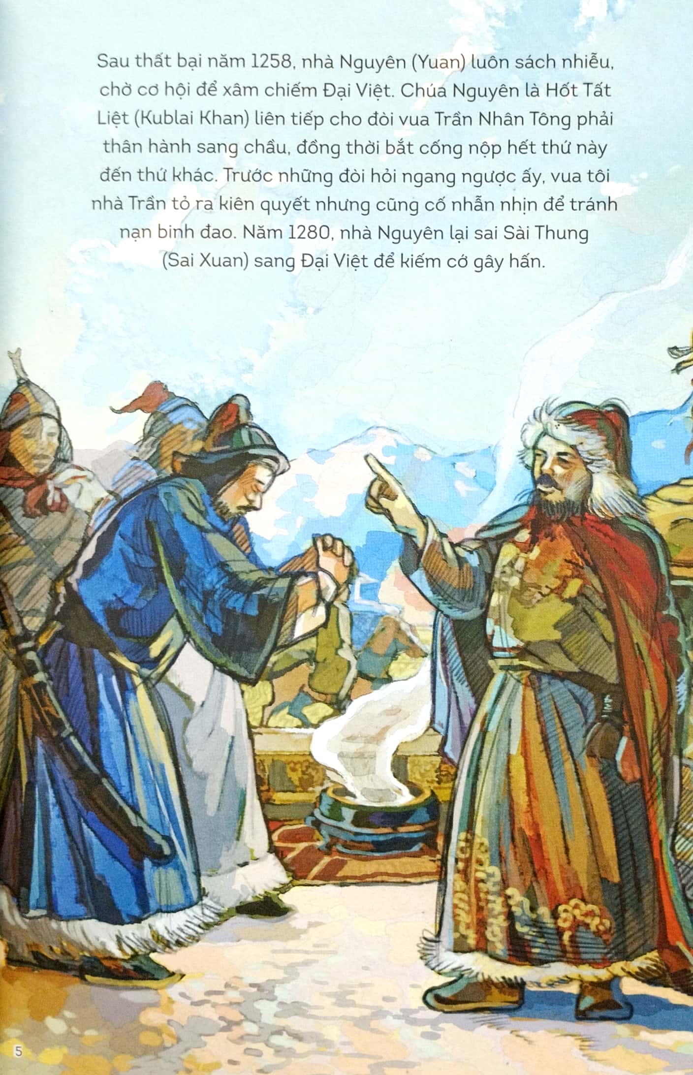 bộ lịch sử việt nam bằng tranh - chiến thắng quân nguyên mông lần 2 (bản màu) (tái bản 2023)