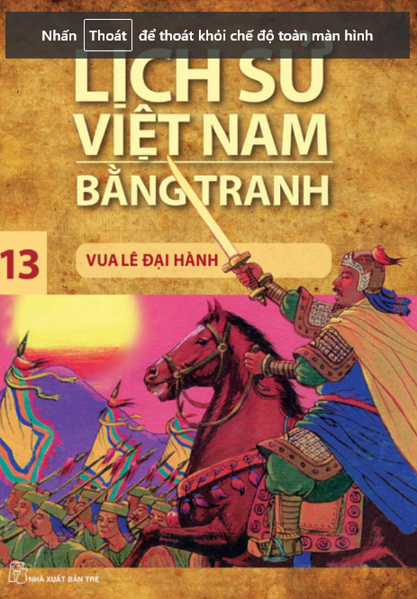 Bo
						
										
										Lich Su Viet Nam Bang Tranh - Tap 13 - Vua Le Dai Hanh