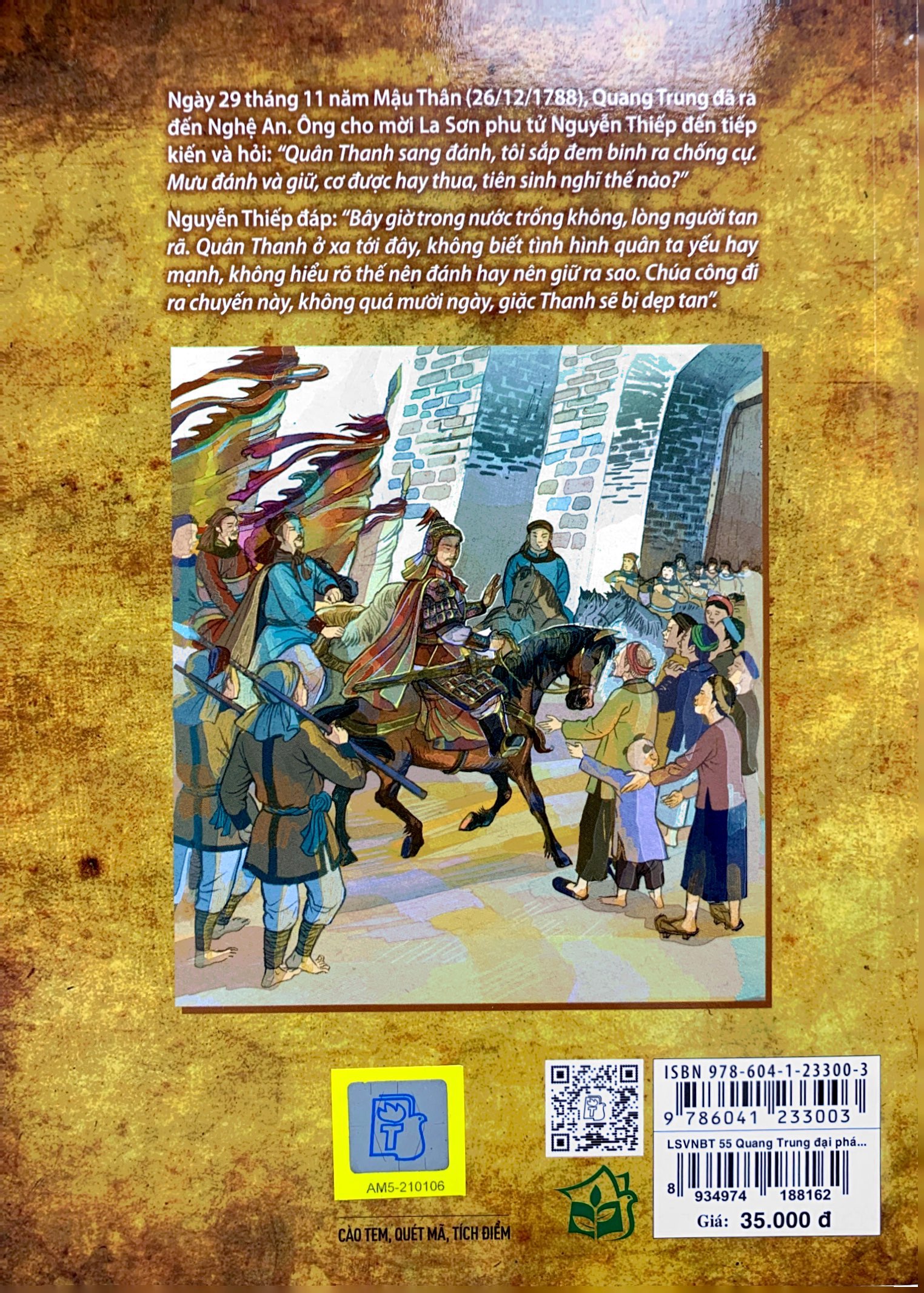 bộ lịch sử việt nam bằng tranh - tập 55 - quang trung đại phá quân thanh