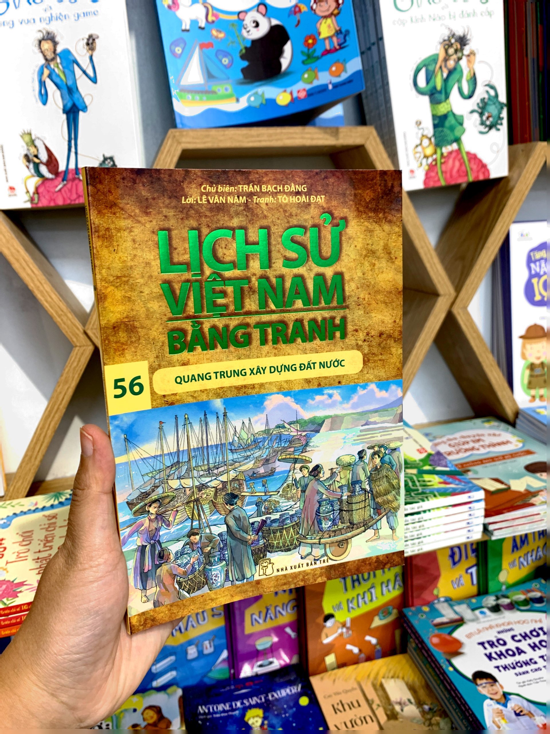 bộ lịch sử việt nam bằng tranh - tập 56 - quang trung xây dựng đất nước