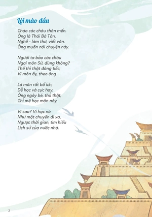 bộ lịch sử việt nam kể bằng thơ - tập 1 - từ thời hồng bàng đến chiến thắng bạch đằng (năm 938)