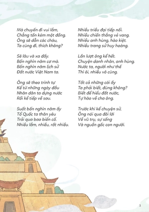bộ lịch sử việt nam kể bằng thơ - tập 1 - từ thời hồng bàng đến chiến thắng bạch đằng (năm 938)
