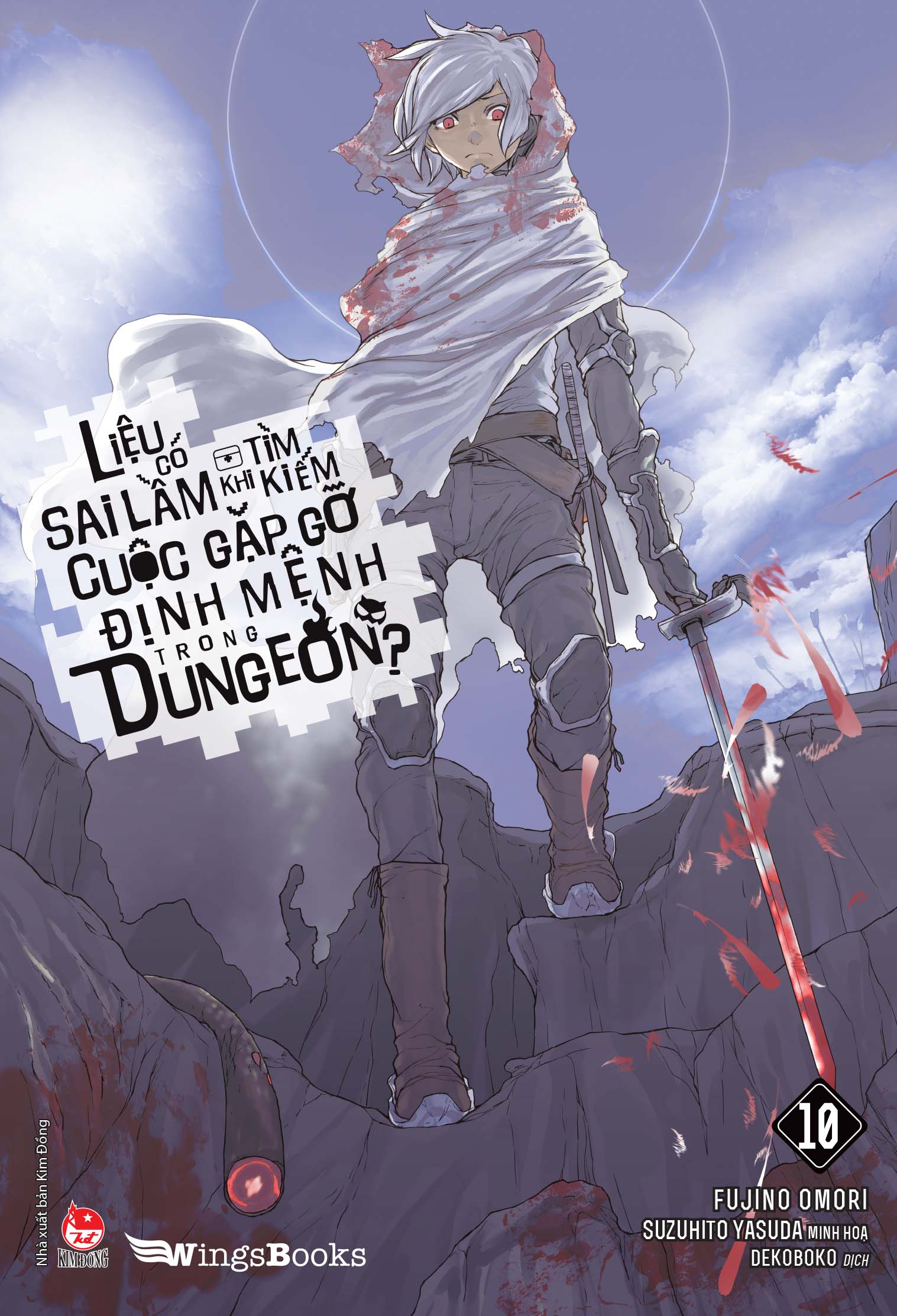 bộ liệu có sai lầm khi tìm kiếm cuộc gặp gỡ định mệnh trong dungeon - tập 10 - tặng kèm bookmark