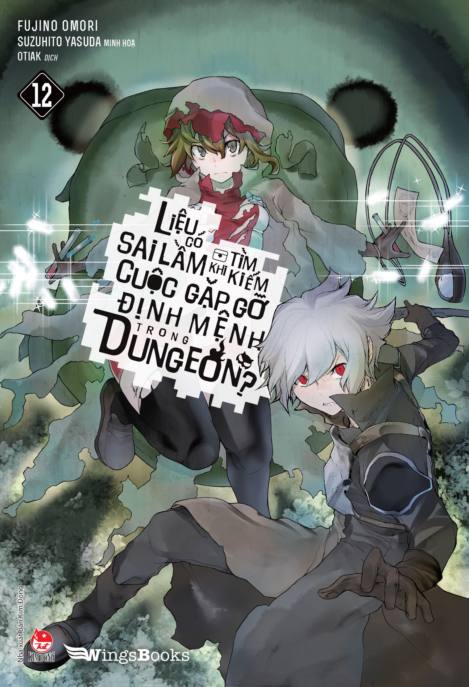 bộ liệu có sai lầm khi tìm kiếm cuộc gặp gỡ định mệnh trong dungeon - tập 12 - tặng kèm bookmark