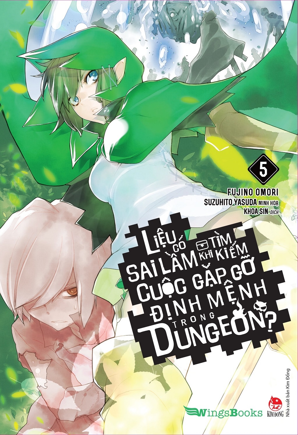 bộ liệu có sai lầm khi tìm kiếm cuộc gặp gỡ định mệnh trong dungeon - tập 5