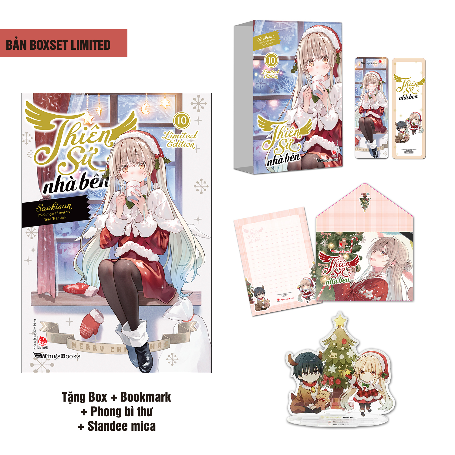 Bo
						
										
										[Light Novel] Thien Su Nha Ben - Tap 10 - Ban Gioi Han - Tang Kem Box + Bookmark + Set Phong Bi Thu + Standee Mica