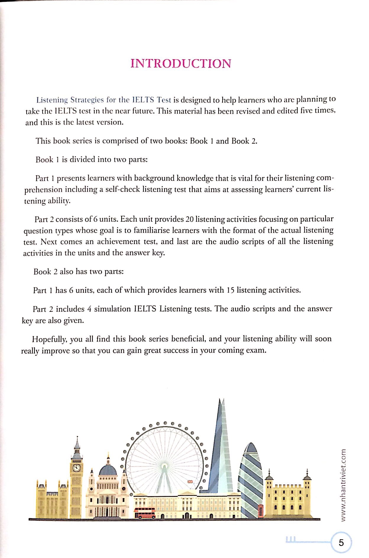 bộ listening strategies for the ielts test - book 1