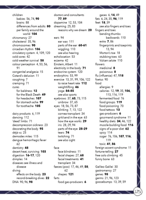 bộ lists for curious kids: human body: 205 fun, fascinating and fact-filled lists